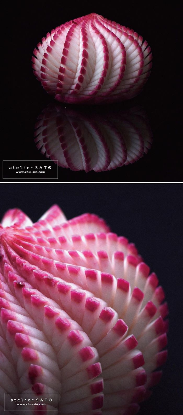 điêu khắc trái cây củ quả